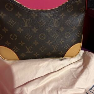 Brown and Tan Women's Bag